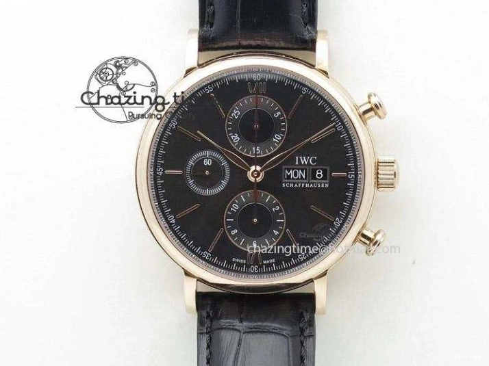 MIROTIME 0505 Durable Big Pilot IW329702 M+F 1:1 Best Edition Green Dial on Green Leather Strap MY 7006
